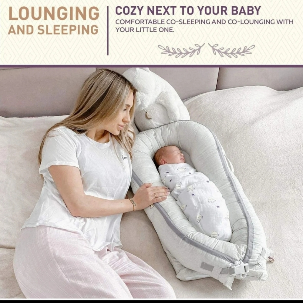 Lalame organic baby lounger